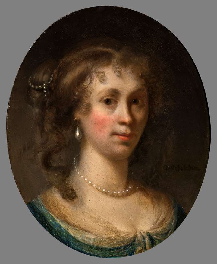 Portrait of a Lady, bust length, probably Portrait of Amalia Strick van Linschoten